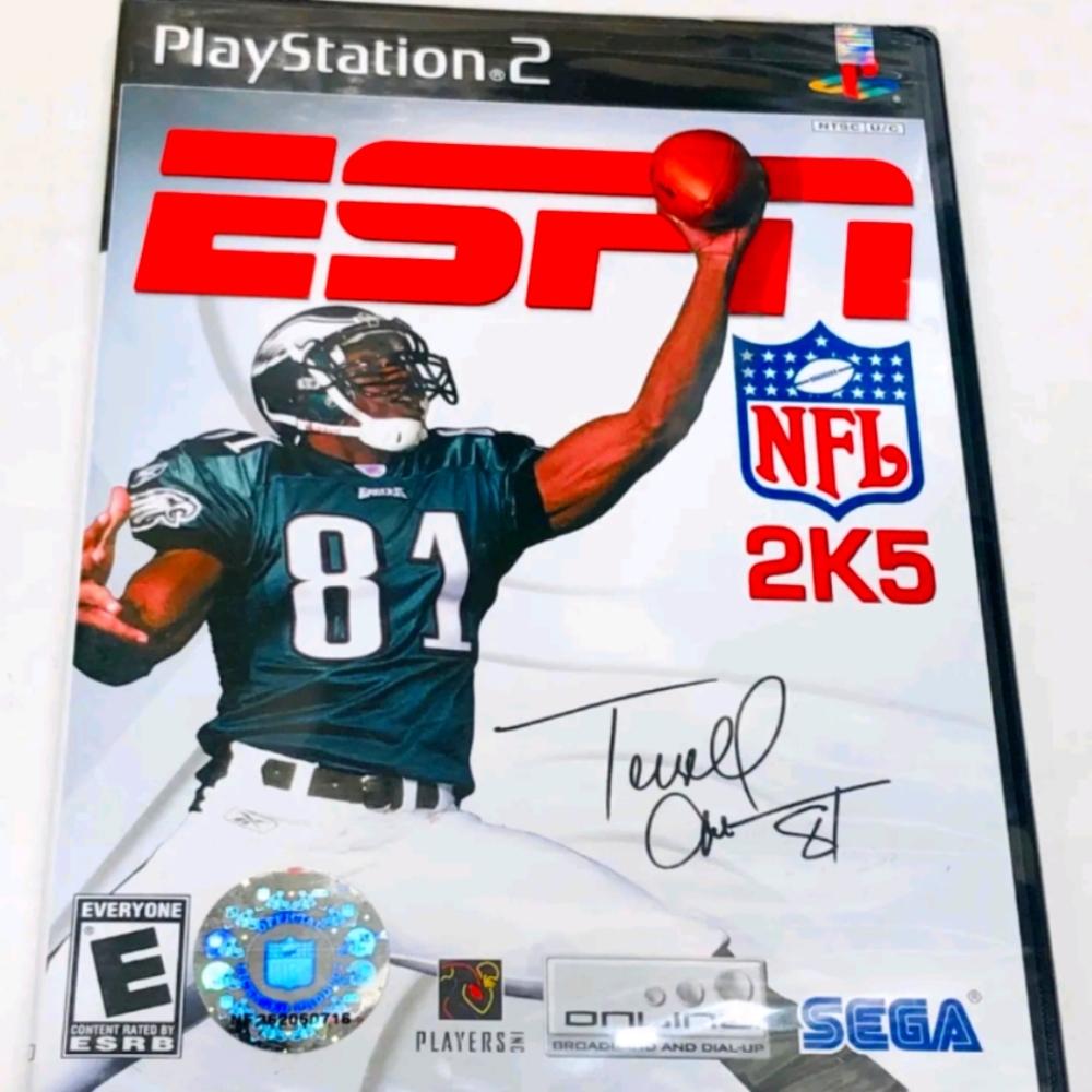 PS2 ESPN NFL 2K5 game
